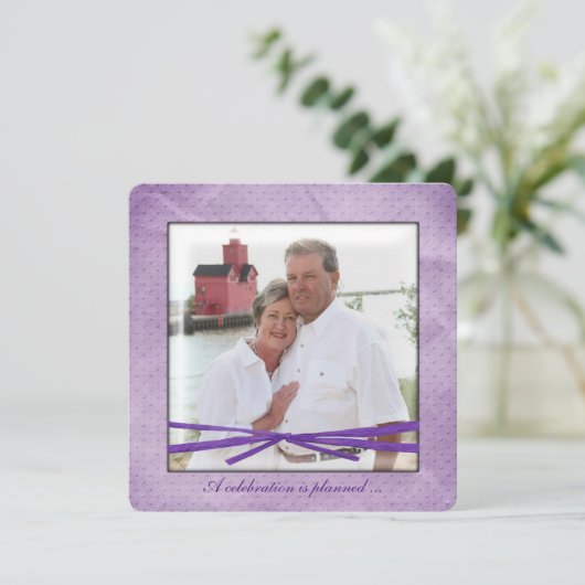 Jubileum foto lijst kaart (Staand voorkant)