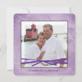 Jubileum foto lijst kaart (Voorkant)