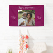Jubileum Foto Moderne Banner Cranberry (Insitu)
