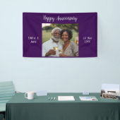 Jubileum Foto Moderne Banner Paarse (Beurs)