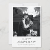 Jubileum Foto | Moderne Kaart van de elegant (Voorkant)