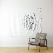 Jubileum Foto Op Backdrop # Jaar in Voor Altijd Wandkleed (In Situ (horizontaal))