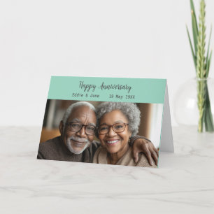 Jubileum Foto Vouw Jubileum Kaart Sage Green