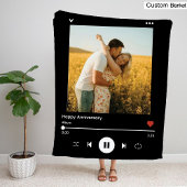 Jubileum fotoalbum Hoesje | Modern Stijlvol Fleece Deken