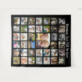 Jubileum fotocollage OMDAT TWEE FELLEN IN VERLIES Wandkleed (Voorkant (horizontaal))