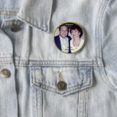 Jubileum fotosjabloon ronde button 5,7 cm (In situ)