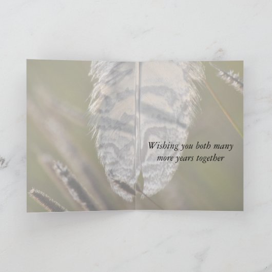 Jubileum gedistilleerde vetveren kaart (Binnen)