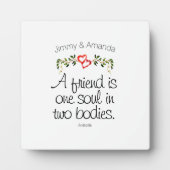 Jubileum Geziene Inspiratie—Harten en bladeren Fotoplaat (Voorkant)