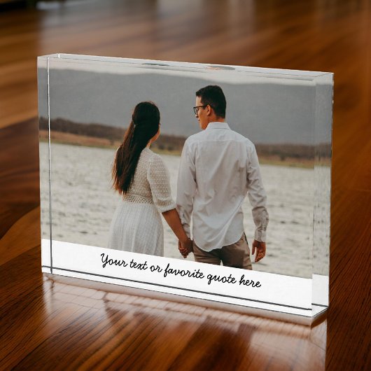 Jubileum Gift, Custom Photo Block, Gift voor haar Fotoblokken