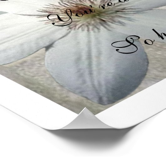 Jubileum Gift for the Bride and Groom Poster (Hoek)