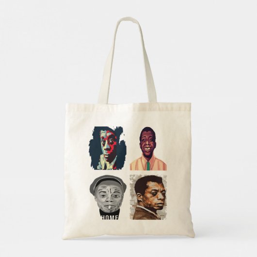 Jubileum Gift James Baldwin schrijft voor muziek Tote Bag (Achterkant)