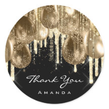 Jubileum GLITTER BALLONS DRIP