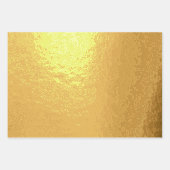 Jubileum Gold Foil wrapping Paper-Roos 50th Folie Inpakpapier Vel (Voorkant 2)