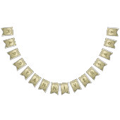 ☆JUBILEUM ☆ Gold Heart Glitter Vlaggetjes (Alle)