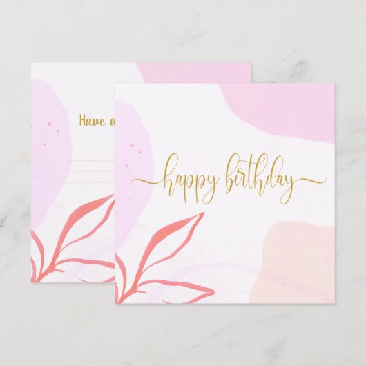 Jubileum Gold Pink marmer (Voorkant / Achterkant)