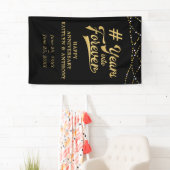 Jubileum Gold String Lights JAREN IN FOREVER Spandoek (Insitu)