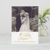 Jubileum Gouden Harten JAAR IN EEN ONEINDIGE LIEFD Kaart (Staand voorkant)