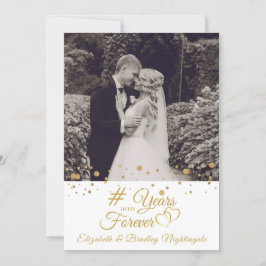 Jubileum Gouden Harten JAAR IN EEN ONEINDIGE LIEFD Kaart