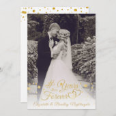 Jubileum Gouden Harten JAAR IN EEN ONEINDIGE VERBI Kaart (Voorkant / Achterkant)