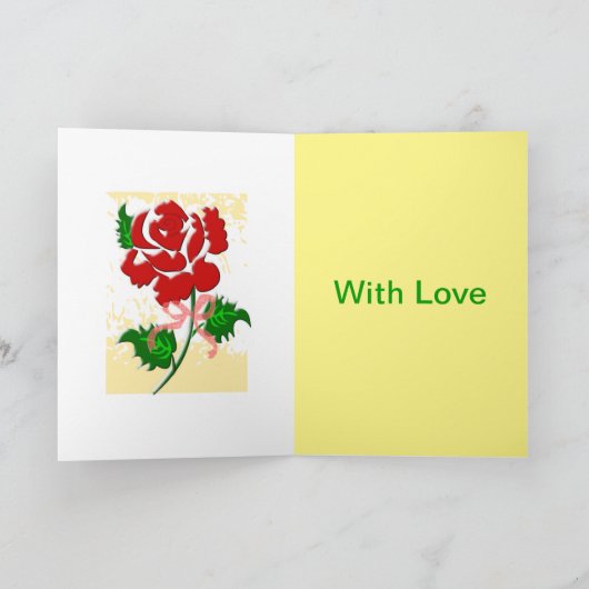 Jubileum Greetings Kaart (Binnen)