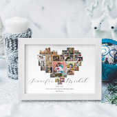 JUBILEUM HART COLLAGE POSTER EN PRINT