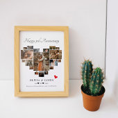 JUBILEUM HART COLLAGE POSTER EN PRINT