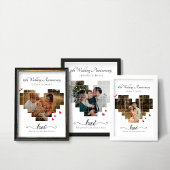 JUBILEUM HART COLLAGE POSTER EN PRINT