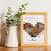 JUBILEUM HART COLLAGE POSTER EN PRINT