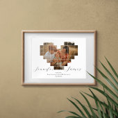 JUBILEUM HART COLLAGE POSTER EN PRINT