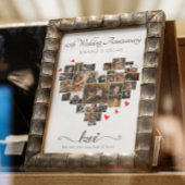 JUBILEUM HART COLLAGE POSTER EN PRINT