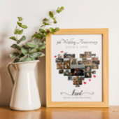 JUBILEUM HART COLLAGE POSTER EN PRINT