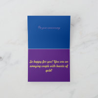 Jubileum hart van goud