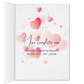 Jubileum hartballon boeket (Binnen (Rechts))