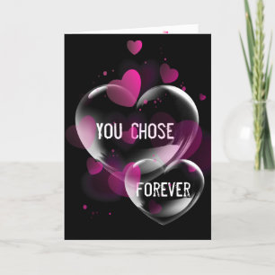 Jubileum hartbellen op zwart kaart