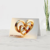 Jubileum Harten en het Infinity Symbool Kaart (Voorkant)