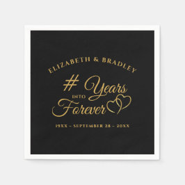 Jubileum Harten Jaren tot in eeuwigheid Servet