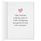 Jubileum Harten met liefdescitaat (Binnen (Rechts))