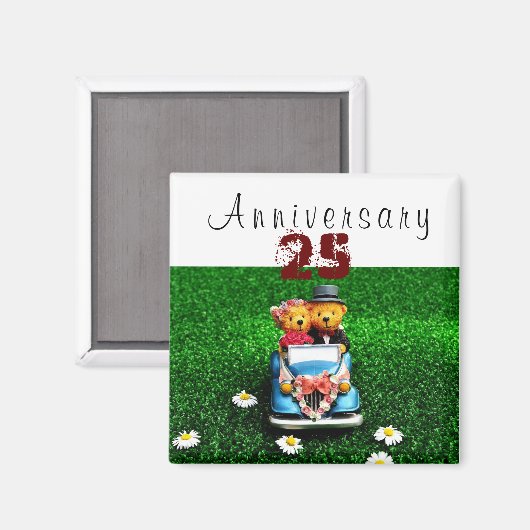 Jubileum herinneren magneet (Voorkant / Achterkant)