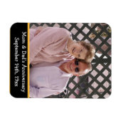 Jubileum Herinneringen Foto Magnet Magneet (Horizontaal)