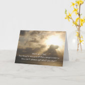 Jubileum - het Mamma en de Papa, u onderwezen me Kaart (Gele Bloem)