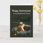 Jubileum Hoesband - Camping Fire Outdoor Kaart (Gele Bloem)