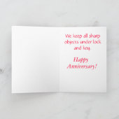 Jubileum Humor Card Kaart (Binnen)