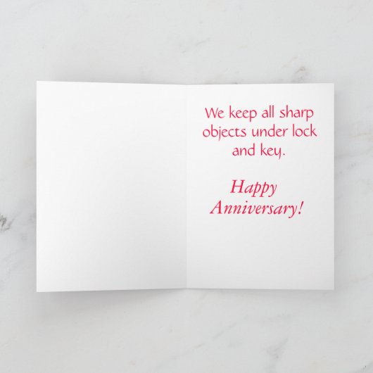 Jubileum Humor Card Kaart (Binnen)