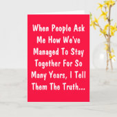 Jubileum Humor Card Kaart (Gele Bloem)