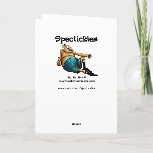 Jubileum Humor Wenskaart voor hem Kaart (Achterkant)