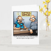 Jubileum Humor Wenskaart voor hem Kaart (Gele Bloem)