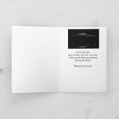 Jubileum Husband Friend Sports Car Automobile Kaart (Binnen)