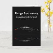 Jubileum Husband Friend Sports Car Automobile Kaart (Gele Bloem)