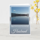 Jubileum Husband, Loch Lomond, Schotland. Kaart (Gele Bloem)