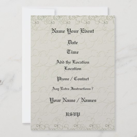 Jubileum / Huwelijk - SRF Kaart (Achterkant)